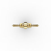 AGGIE SHIELD™ DIAMOND 14K GOLD SOLITAIRE PENDANT
